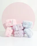 Напульсники для умывания Brushworks Pastel Microfibre Wrist Wash Bands из микрофибры, 6 шт — фото 2