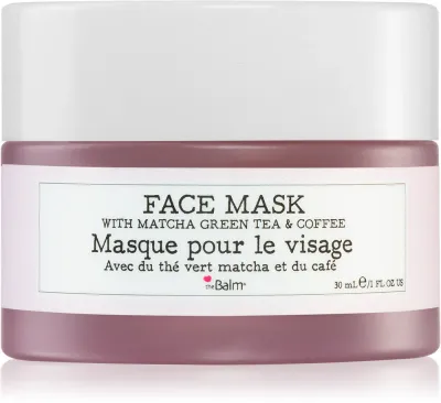 theBalm To The Rescue Matcha Green Tea & Coffee - Интенсивно увлажняющая маска для лица с зеленым чаем, 30 мл