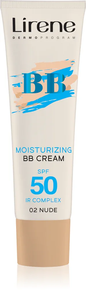 Крем BB Lirene BB увлажняющий, с SPF 50, 30 мл, оттенок 02 Nude