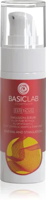 BasicLab Cosmetology Esteticus - Легкий ночной крем для обновления поверхности кожи 1% Pure Retinol, 30 мл