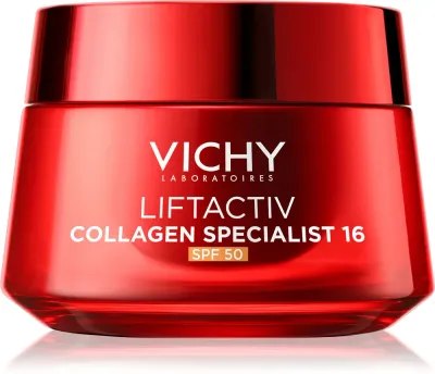 Vichy Liftactiv Collagen Specialist 16 SPF 50 - Крем защитный на день против старения кожи SPF 50, 50 мл