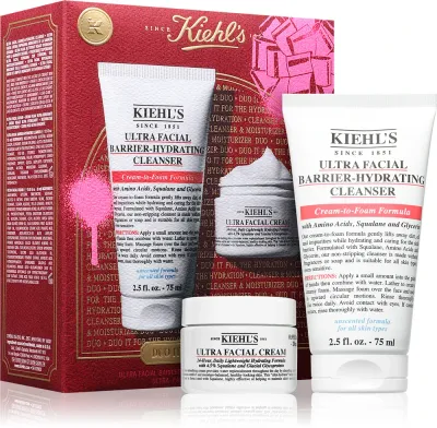 Kiehl's Hydrate All The Way - Набор подарочный для лица