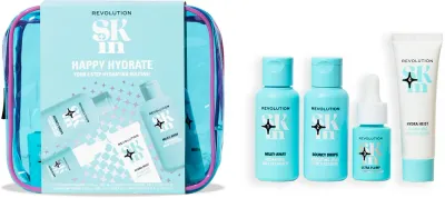 Revolution Skincare Happy Hydrate 4 Step Starter Kit - Подарочный набор для лица, 1 шт