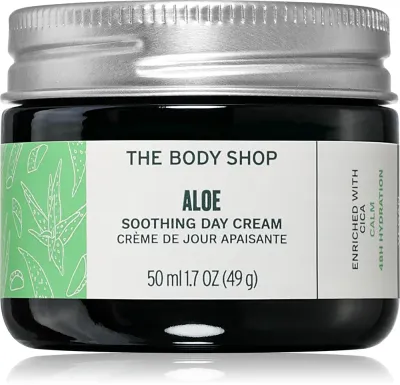 The Body Shop Aloe Soothing Day Cream - Успокаивающий дневной крем для лица, 50 мл