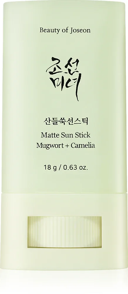 Beauty of Joseon Matte Sun Stick Mugwort + Camelia - Крем для загара в стике SPF 50+, 18 г