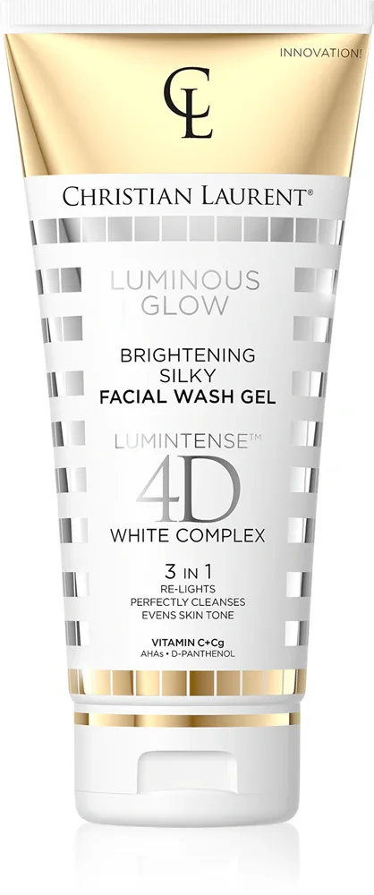 Christian Laurent Luminous Glow - Розовый гель для умывания 3 в 1, освещающий, очищающий, средство для снятия макияжа, 200 мл