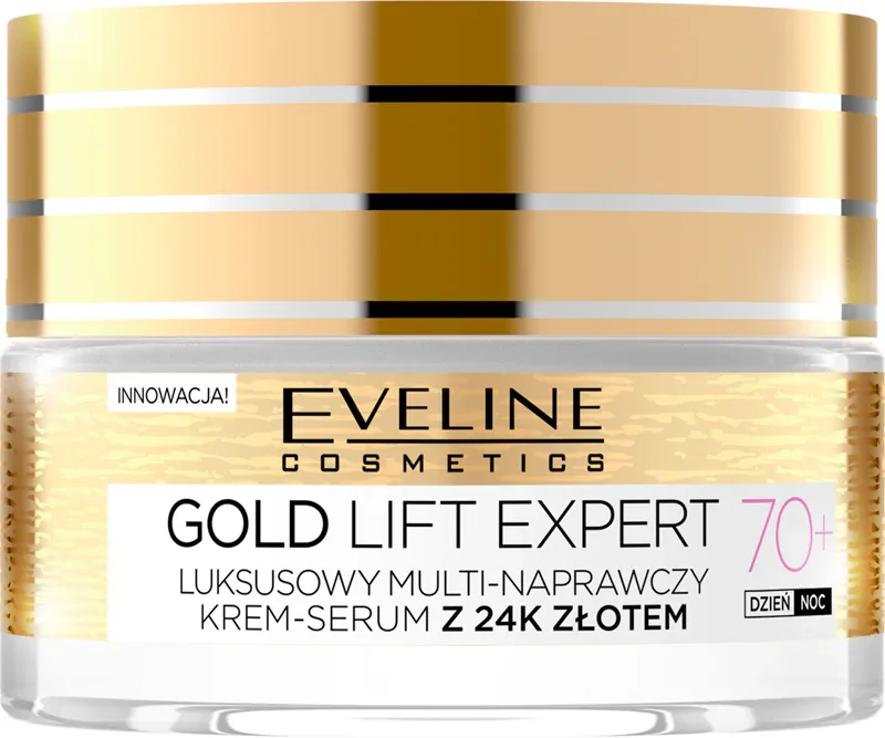 Крем для лица Eveline Cosmetics Gold Lift Expert питательный, для зрелой кожи, 50 мл 70+