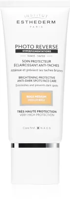 Institut Esthederm Photo Reverse Protective Anti-Dark Spots Tinted Face Care - Охранный крем тонирующий против пигментных пятен с высокой защитой от УФ-лучей, 50 мл