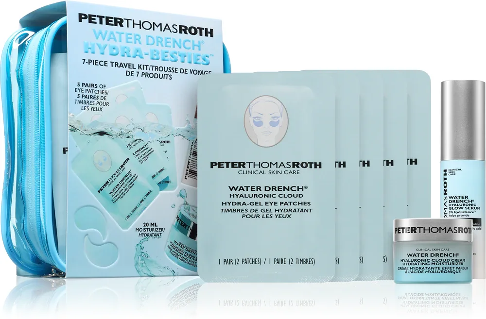 Peter Thomas Roth Water Drench Travel Kit - Набор для лица, 7 шт