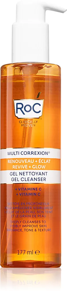 RoC Multi Correxion Revive + Glow - Очищающий ревитализирующий гель, 177 мл