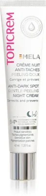 Topicrem MELA Corrective Night Cream - Корректирующий ночной крем против пигментации кожи, 40 мл