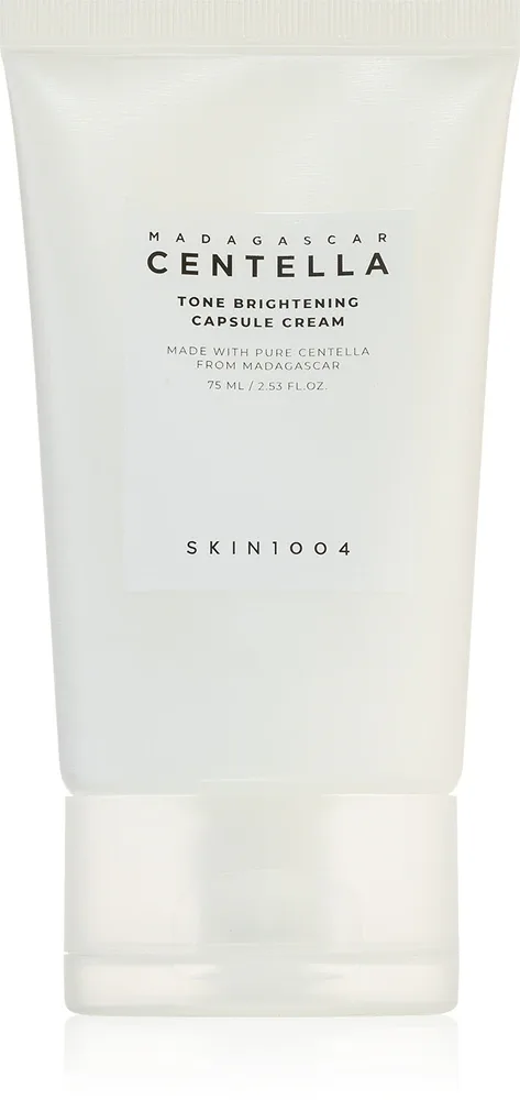 SKIN1004 Madagascar Centella Tone Brightening Capsule Cream - Крем для лица с освежающим и осветляющим действием, 75 мл