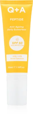 Q+A Peptide - Защитный крем для лица SPF 50, 50 мл