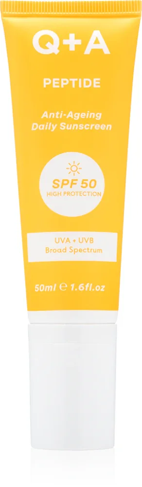 Q+A Peptide - Защитный крем для лица SPF 50, 50 мл