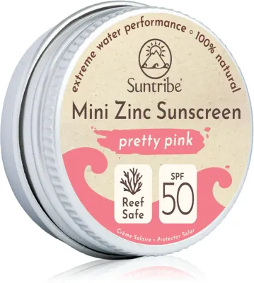 Suntribe Mini Zinc Sunscreen - Минеральный защитный крем для лица и тела SPF 50 Ocean Blue, 15 г