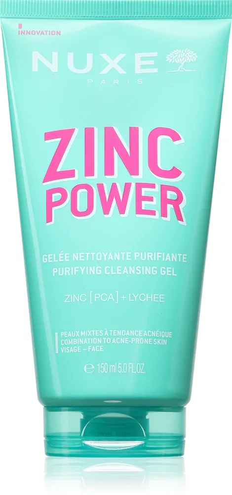 Nuxe Zinc Power Purifying Cleansing Gel - Гель для очищения кожи против несовершенств, 150 мл