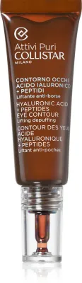 Collistar Attivi Puri Hyaluronic Acid + Peptides - Сыворотка для лифтинга вокруг глаз, 15 мл