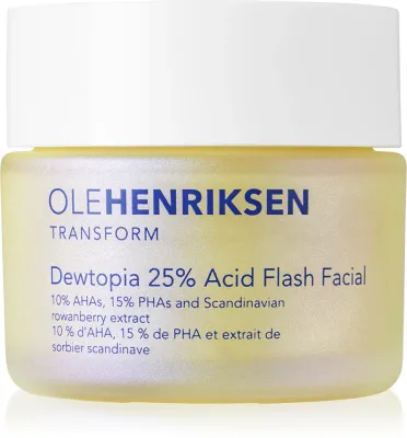 OLEHENRIKSEN Transform Dewtopia 25% Acid Flash Facial - Крем для лица с эффектом пилинга, 50 мл