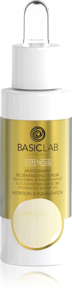 BasicLab Cosmetology Esteticus - Антиоксидантная масляная сыворотка для лица с CBD, 30 мл