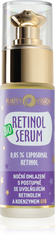 Purity Vision BIO Retinol - Сыворотка на ночь, замедляющая процессы старения кожи, 30 мл