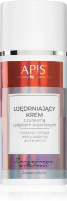 Apis Natural Cosmetics Cranberry Vitality - Легкий крем для упругости лица, шеи и декольте, 100 мл