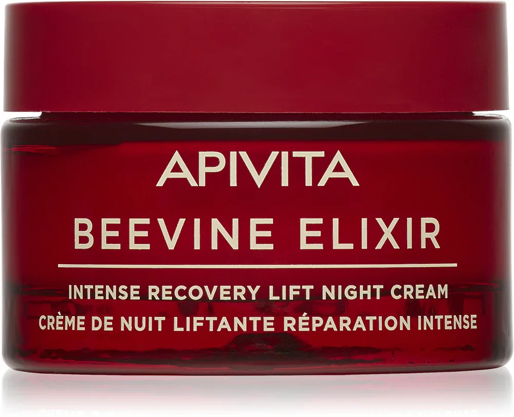 Apivita Beevine Elixir Night Cream - Укрепляющий ночной крем с омолаживающим действием, 50 мл