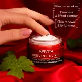 Apivita Beevine Elixir Night Cream - Укрепляющий ночной крем с омолаживающим действием, 50 мл — фото 4