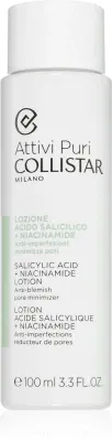 Collistar Attivi Puri Salicylic Acid + Niacinamide - Эмульсия и тоник для лица для сужения пор, 100 мл