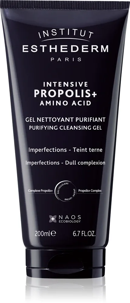 Institut Esthederm Intensive Propolis+ Purifying Cleansing Gel - Нежный гель для очищения кожи с аминокислотами, 200 мл