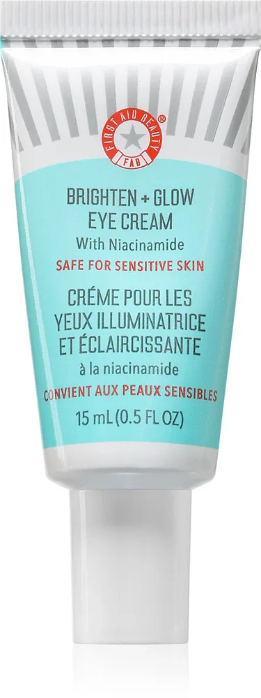 First Aid Beauty Brighten + Glow - Осветляющий крем для глаз с ниацинамидом, 15 мл