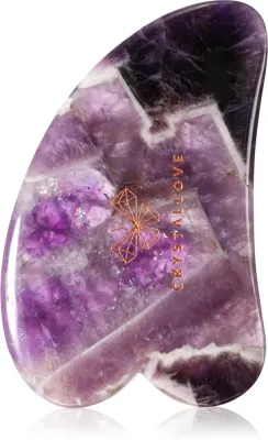 Crystallove Amethyst Gua Sha - Аксессуары для массажа, 1 шт