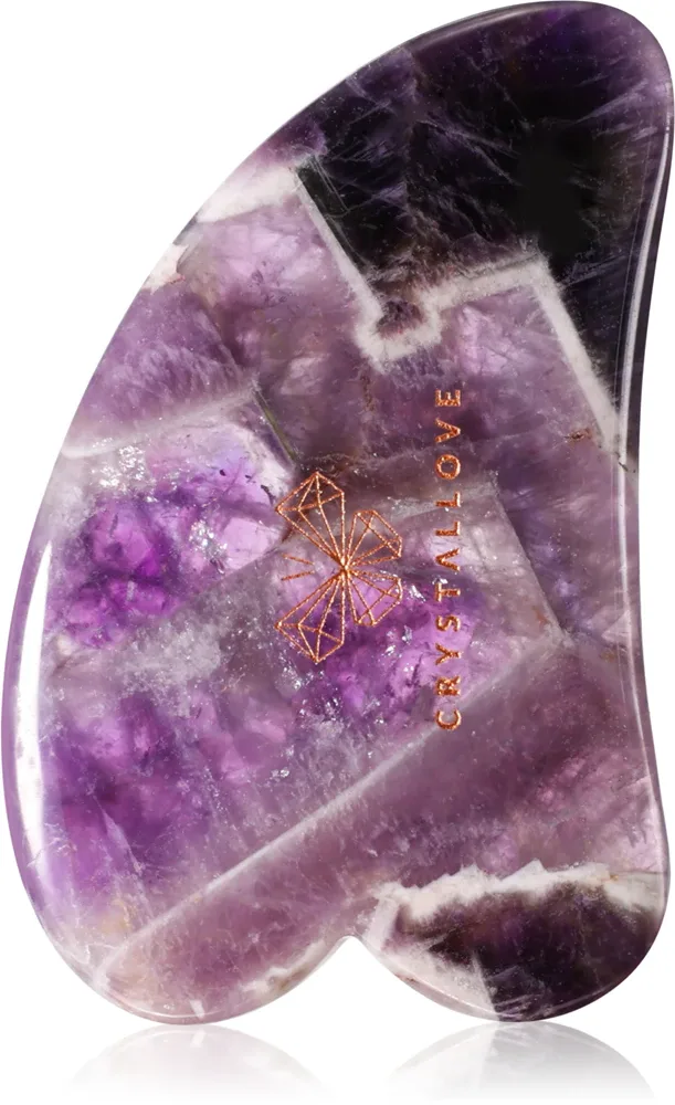 Crystallove Amethyst Gua Sha - Аксессуары для массажа, 1 шт
