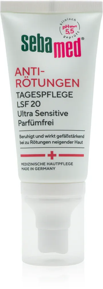 Sebamed Anti-Redness - Легкий дневной крем SPF 20, 50 мл