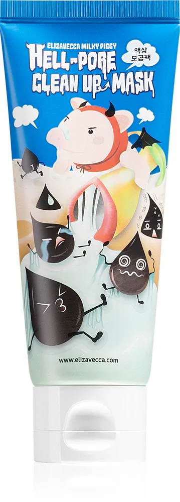 Elizavecca Milky Piggy Hell-Pore Clean Up Mask - Гель-маска против угрей, типа peel-off, 100 мл