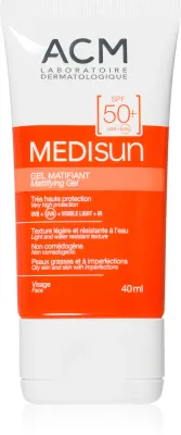 ACM Medisun - Матирующий защитный крем для лица SPF 50+, 40 мл