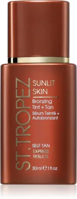 St.Tropez Sunlit Skin Bronzing Tint + Tan - Тонирующий крем для лица с эффектом загара, 1 шт