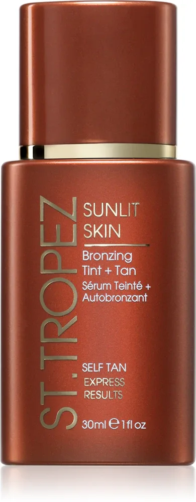 St.Tropez Sunlit Skin Bronzing Tint + Tan - Тонирующий крем для лица с эффектом загара, 1 шт