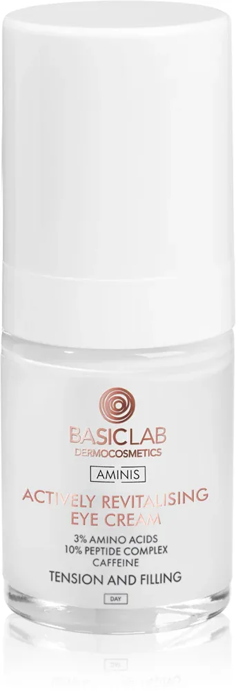 BasicLab Dermocosmetics Aminis - Укрепляющий крем для глаз с эффектом омоложения, 18 мл