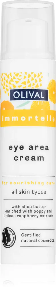 Olival Immortelle Eye Area Cream - Питательный крем для глаз, 15 мл
