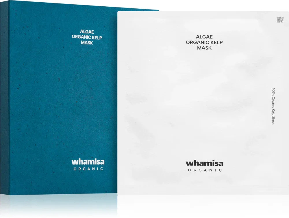 WHAMISA Algae Organic Kelp Mask - Маска глубокого восстановления с морскими водорослями, 5 шт