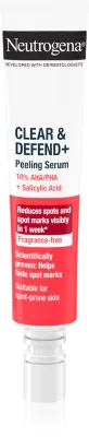 Neutrogena Clear & Defend+ - Сыворотка для лица против прыщей, 30 мл