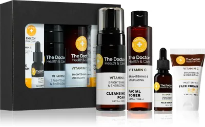 The Doctor Vitamin C Set - Подарочный набор для лица, 4 шт