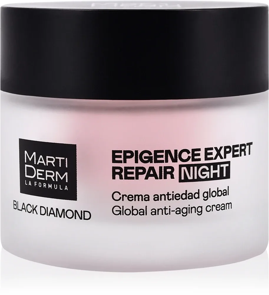MartiDerm Black Diamond Epigence Expert Repair Night - Антивозрастной крем для лица на ночь с заполняющим эффектом, 50 мл