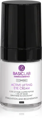 BasicLab Dermocosmetics Copperis - Подтягивающий крем для глаз на ночь, 18 мл