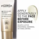 FILORGA UV CELLULAR-PROTECT FACE - Крем для загара лица против морщин SPF 50+, 40 мл — фото 6