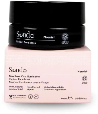 Sendo Nourish Radiant Face Mask - Светящаяся маска для лица, 50 мл