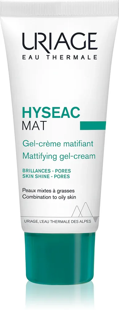 Uriage Hyseac Mat Matifying Gel-Cream - Матирующий гель-крем для жирной и комбинированной кожи, 40 мл