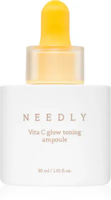 NEEDLY Vita C Glow Toning Ampoule - Сыворотка с витамином C для осветления и смягчения кожи, 30 мл