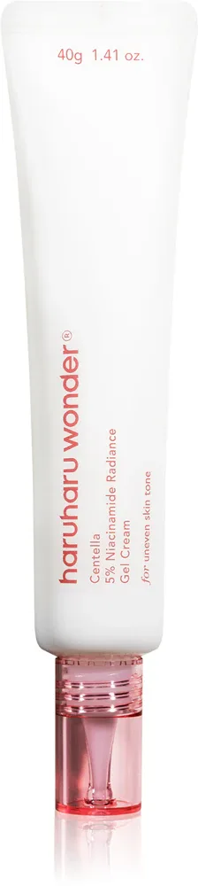 Haruharu Wonder Centella 5% Niacinamide Radiance Gel Cream - Легкий крем-гель для выравнивания тона кожи