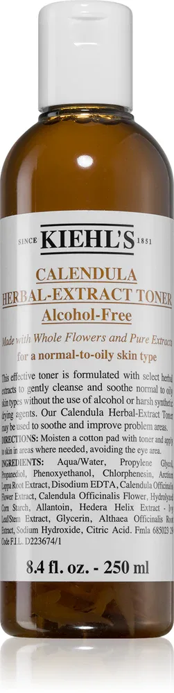 Kiehl's Calendula Herbal-Extract Toner - Тоник для лица без алкоголя, 250 мл